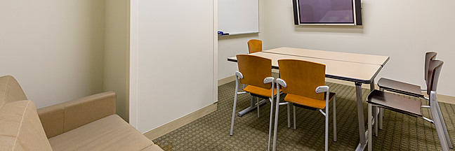 Rieber Study Room with display